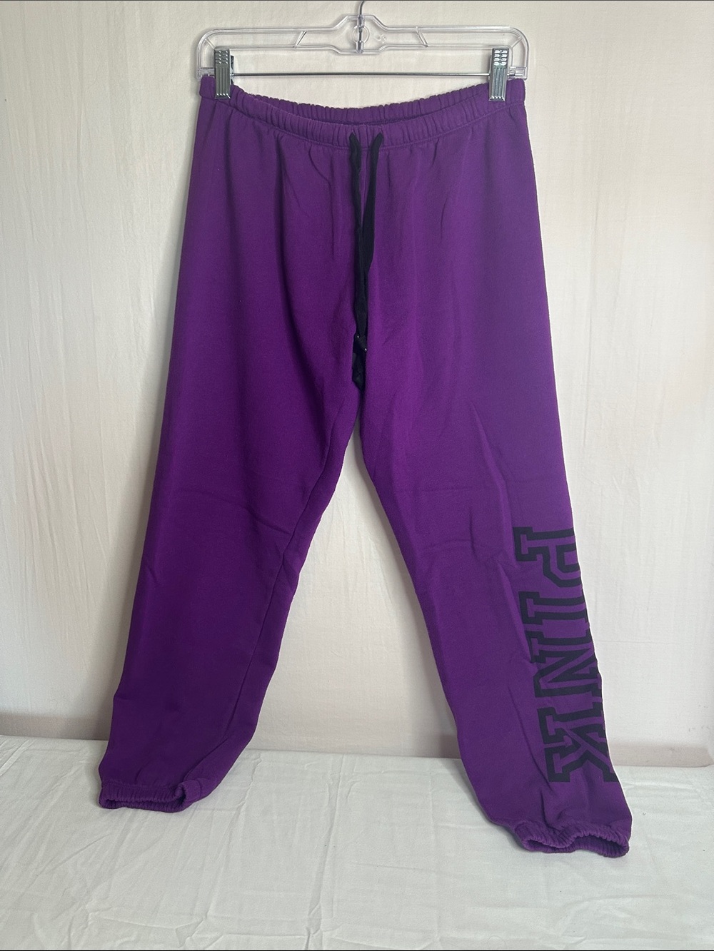PINK Victoria's Secret Purple Logo Joggers